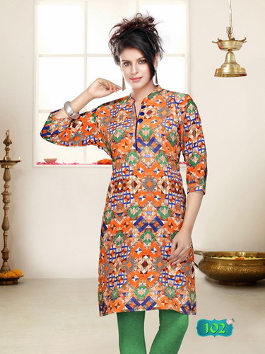 Printed Cotton Kurtis