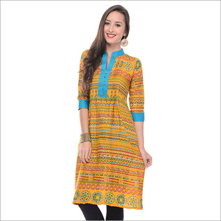 Cotton Printed Kurta