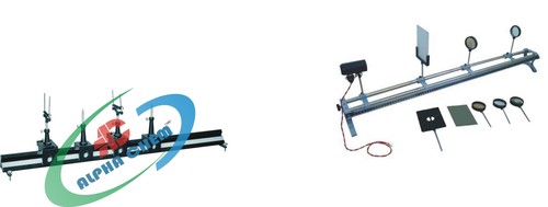 Optical Bench - Aluminum Alloy, 0.5/1/1.5m, Silver, Triangular Profile, Lightweight, Precise Positioning
