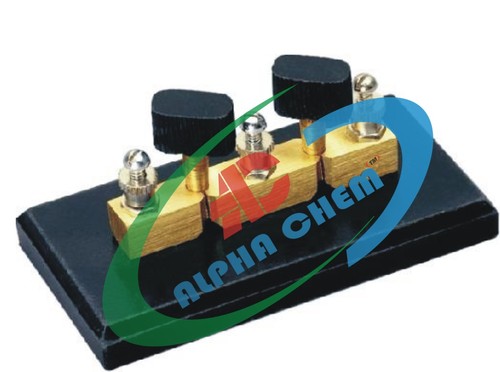 Plug Key - Brass & Bakelite | 105x50mm Base, 10.5mm Brass Block, Easy Connection, Durable Design, Available in One, Two, or Three Way