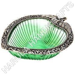 Mango Shaped Glass Bowl