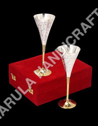 Wine Goblets&Silver Plated Wine Glass