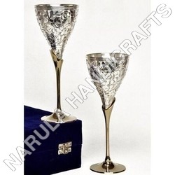 Silver Plated Wine Glasses