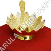Brass Silver and Gold Plated Bowl
