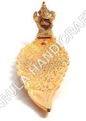 Gold Finished Incense Holder