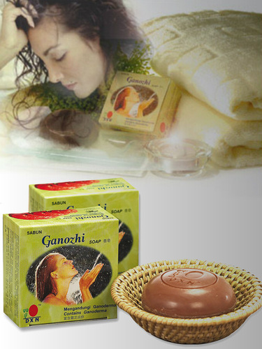 Ganozhi Soap - Natural Oils, 8x6x3 cm, Brown | Deeply Cleanses, Eradicates Dryness, Long-lasting Herbal Scent, Nourishes Sensitive Skin