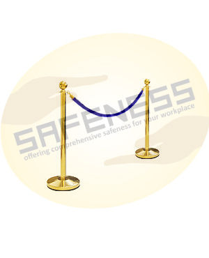 Queue Post with SS Chain (With Velvet Cover)