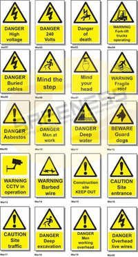 Warning Safety Signs