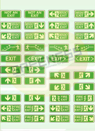 Exit & Entry Safety Signs