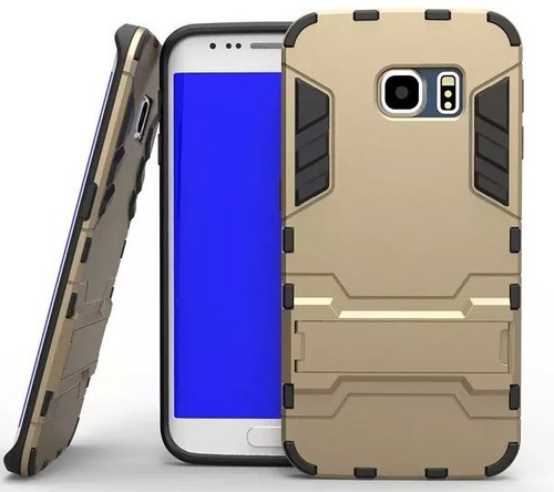 2 in 1 PC+TPU Covers Holder Durable With Kickstand For Samsung Galaxy S6 S6 Edge
