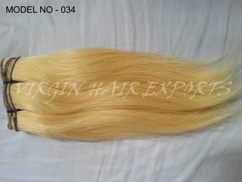 Blond Color Virgin Indian Hair