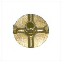 Anchor Nut - Cast Iron, Diameter 90 Mm, Weight 400 G, Golden Electroplated, Malleable With 'vaishnav' Thread 2.5 Tpi, Surface Treatment: Powder Coating