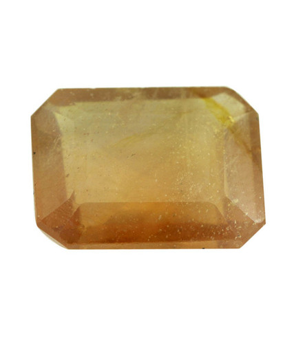 16.00 Ct Octagonal Step Cut Natural Yellow Sapphire Gemstone