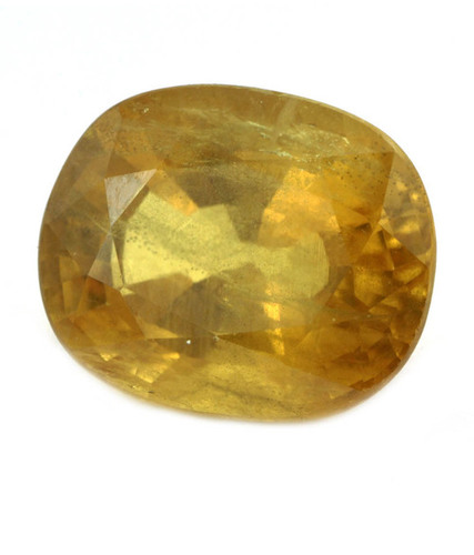5.66 Ct Natural Yellow Sapphire Precious Loose Gemstone-CERTIFIED