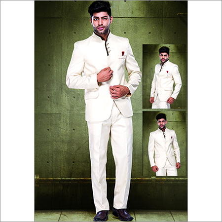 Mens Designer Standing Neck Suits