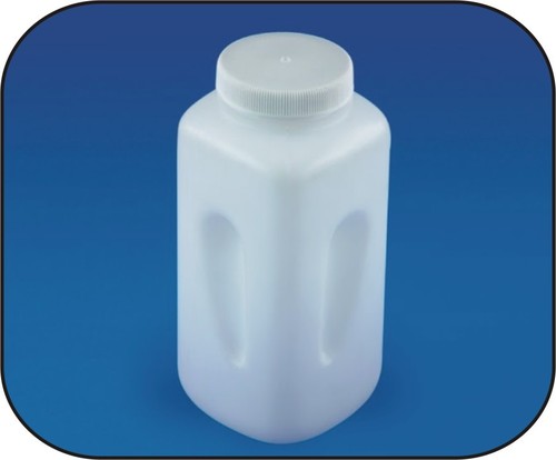 Wide Mouth Square Bottle