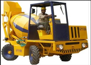 Self Loading Concrete Mixer on Rent
