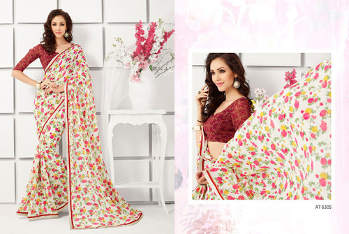 Printed Saree