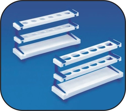 Nestler Cylinder Stand - Polypropylene, 50ml & 100ml, White | Durable, Space Saving, Organized Storage