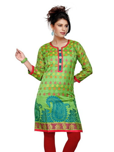 Chanderi Silk Kurti