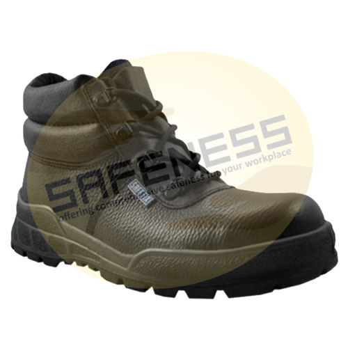 Green Ecotix High Ankle Safety Shoes