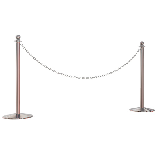 Classic Chain Post in Stainless Steel