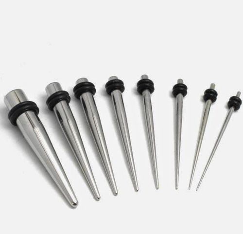 SS CNC Parts - Surgical Steel, Varied Sizes | Precise Machining, Polished Finish, Sterile Packaging, Conical Taper for Body Piercing