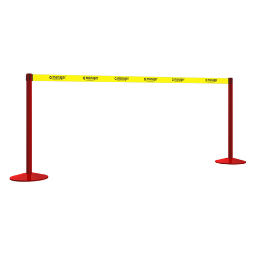 Powder-Coated Retractable Belt Post