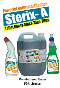 Sterix A Toilet Bowls Sinks Taps & Tile Cleaner