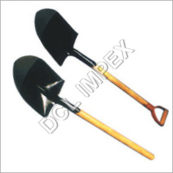 Shovel With Wooden Handle