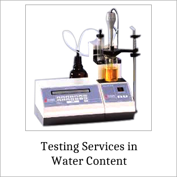 Water Content Testing Services