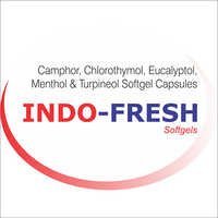 Camphor, Chlorothymol, Eucalyptol, Menthol And Turpineol Softgel Capsules - Capsule Shape: Oval