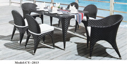 Garden Wicker Dining Table