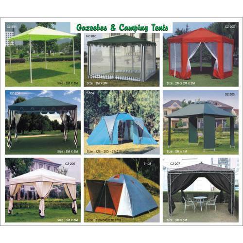 Canvas Tent - Canvas Material Variable Dimensions Green Color - Eye-Catchy Gazebo Design Strong Wind Resistance Easy Maintenance Weatherproof