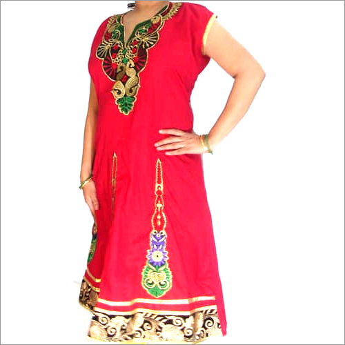 Long Red Kurti Long Red Kurti