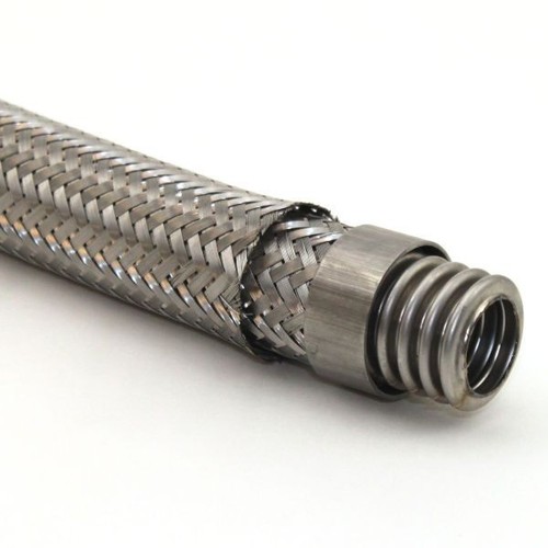 SS Corrugated Hose - Stainless Steel, Variable Diameter, Threaded Ends | High Flexibility, Corrosion Resistance, Vibration Absorption