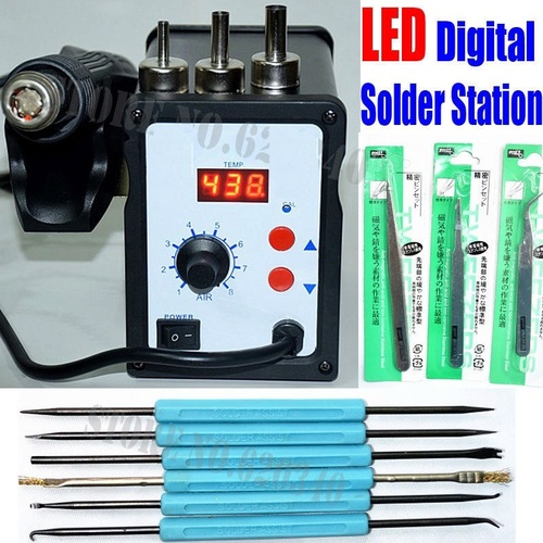 700W 858D ESD Soldering Station LED Digital Solder Iron