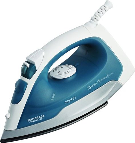 Maharaja Whiteline Aquao 1300-Watt Steam iron (Blue)