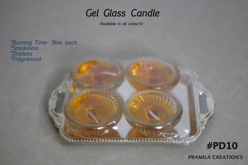 Gel Glass candle