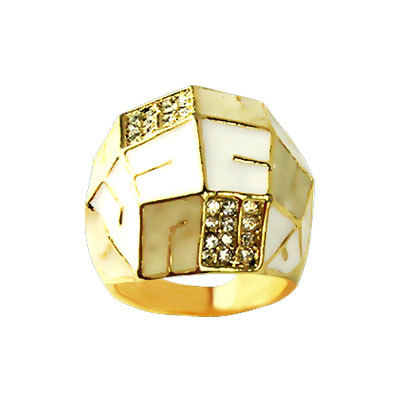 GOLD PLATED RING