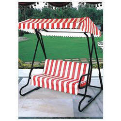 Metal Swing - Metal Frame 6ft X 4ft X 5ft Red, Polyester Canopy, Durable Weather Resistant Design