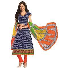 Printed dress material