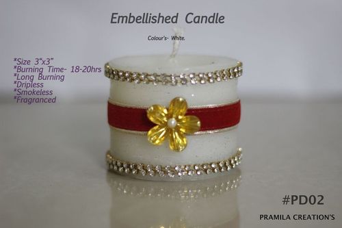 Designed Embellished Candles