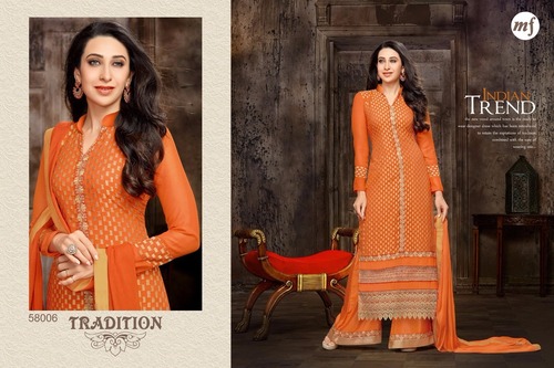 Designer Embroidered Georgette Salwar Suit