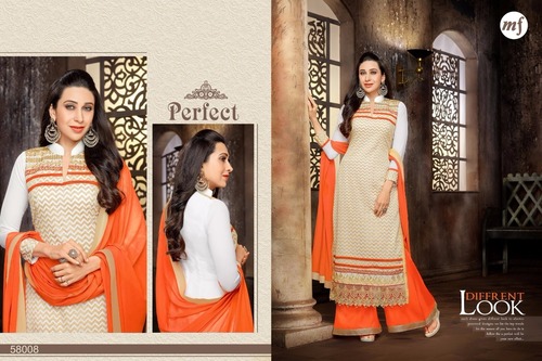 Designer Embroidered Georgette Salwar Suit