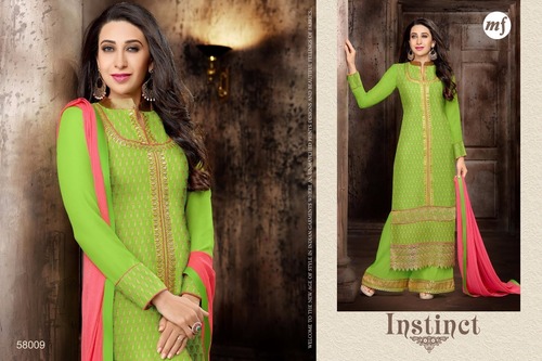 Designer Embroidered Georgette Salwar Suit