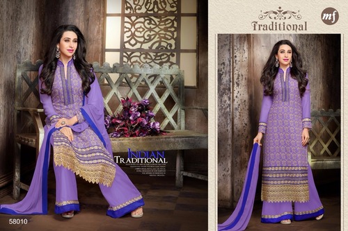 Designer Embroidered Georgette Salwar Suit