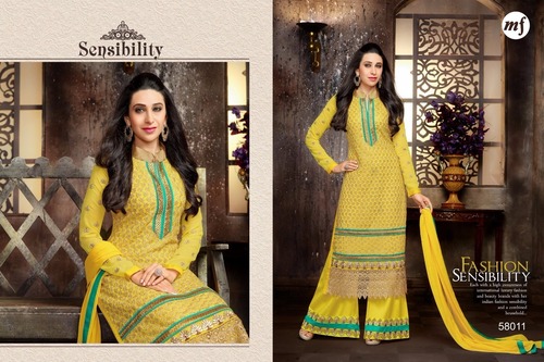 Designer Embroidered Georgette Salwar Suit