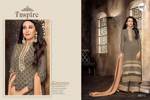 Designer Embroidered Georgette Salwar Suit