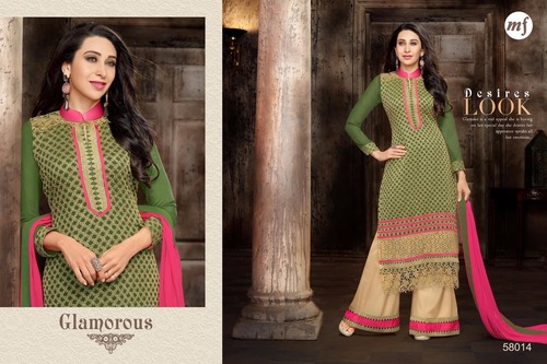 Designer Embroidered Georgette Salwar Suit